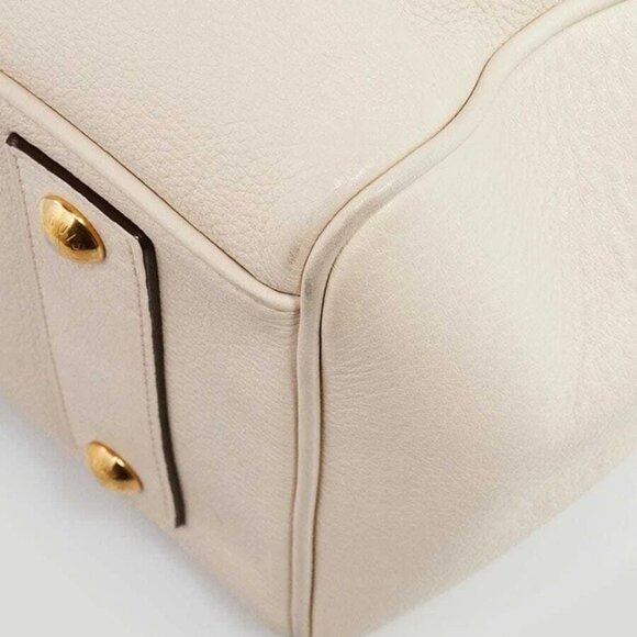 Louis Vuitton Cream Calf Leather Sofia Coppola MM Bag - Picture 10 of 11